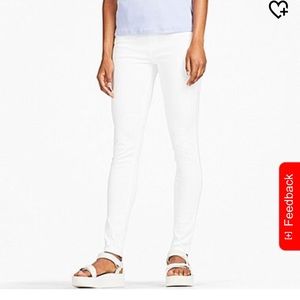Uniqlo White Legging Pants